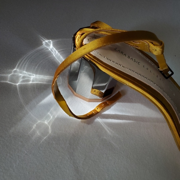 GEOMETRIC MID HEEL SHOES WITH RHINESTONES - Picture 13 of 14